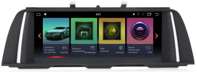 Штатная магнитола Roximo RW-2703C-2gb для BMW 5 F10/F11(2011-2012) CIC (Android 8.1)