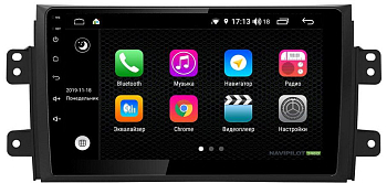 Штатное головное устройство Suzuki SX4 (2007-2013) 9 дюймов на Android 10 NaviPilot NPD10L-WTG-SZ124-09