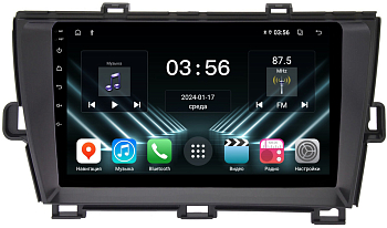 Штатная магнитола для Toyota Prius 2009-2015 (левый руль, рамка черная) на Android 13 - FarCar (D/DX3025M) Штатная магнитола для Toyota Prius 2009-2015 (левый руль, рамка черная) на Android 13 - FarCar (D/DX3025M)