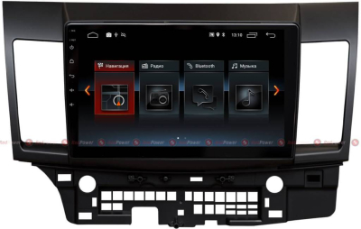 Штатная автомагнитола Mitsubishi Lancer X (2007-2012) Redpower 30037 IPS на Android 8.1