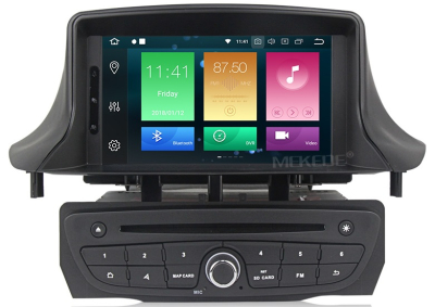 Штатное головное устройство RENAULT Megane III 2009+, Fluence 2010+, черный или белый на Android 10 Carmedia MKD-7237-P5-8