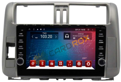 Штатная магнитола Toyota Land Cruiser Prado 150 2010-2013 на Android 10 CARDROX FD-4010-TS10-6-128