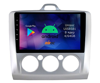 Штатная магнитола для Ford Focus 2 manual, 2008-2011 на Android 14 - Airoc RMN-1702M