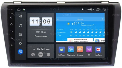 Штатная магнитола VOMI ZX526R9-7862-LTE-4-64 для Mazda 3, Axela BK 2003-2009 на Android 10