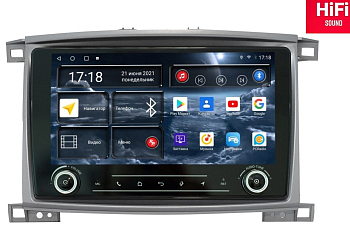 Автомагнитола штатная Redpower K75183 на Android 10 для для Toyota Land Cruiser 100 (1998-2007) На Топ с навигацией не подходит