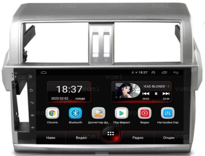 Штатная магнитола VOMI AK361R10-MTK-LTE-4-64 для Toyota Prado 150 2014-2017 на Android 10