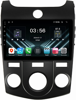 Штатная магнитола для Kia Cerato 2009-2012 на Android 13 - FarCar (D/DX038M кондей черная)