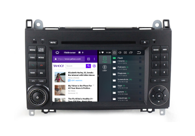 Штатное головное устройство Mercedes-Benz A класс, B класс, Viano, Vito, Sprinter на Android 10 Carmedia MKD-M787-P6N