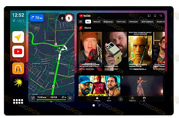 Штатная магнитола Газель Бизнес 2016+ на Android 10, DSP, 4G, IPS, Carplay - Cardrox CD-4923-13 (11-13 дюймов)