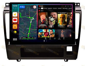 Штатная магнитола Nissan Tiida C11 2004-2014 черный, правый руль на Android 10, DSP, 4G, IPS, Carplay - Cardrox CD-4943-13 (11-13 дюймов)