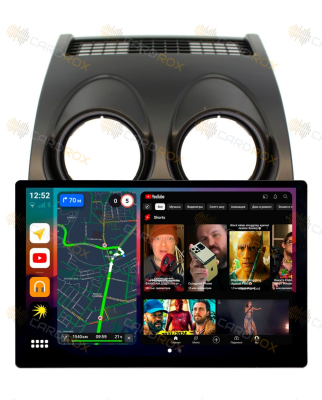 Штатная магнитола Nissan Qashqai J10 2007-2013 на Android 10, DSP, 4G, IPS, Carplay - Cardrox CD-4019-13 (11-13 дюймов)