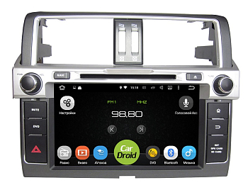 Штатная магнитола Roximo CarDroid RD-1106 для Toyota Prado 150 2013+ (Android 8.0)