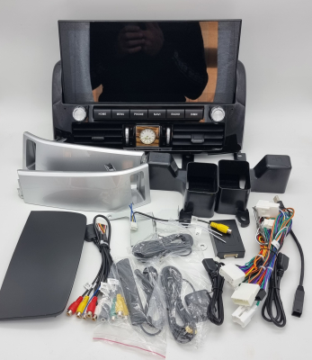 Штатная магнитола для Toyota Land Cruiser Prado 120 2002-2009 low Android 10 - Carmedia ZH-T1214L