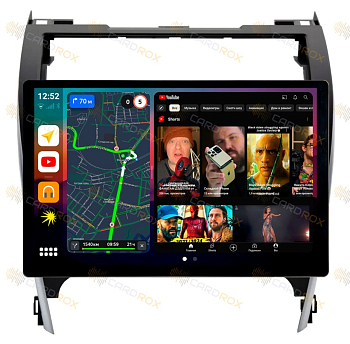 Штатная магнитола Toyota Camry 2012-2014 (для американского рынка) на Android 10, DSP, 4G, IPS, Carplay - Cardrox CD-4419-13 (11-13 дюймов)