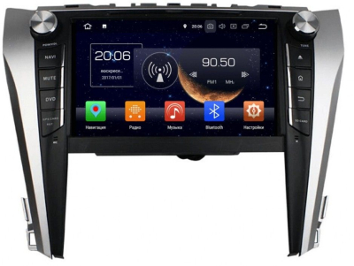 Штатная автомагнитола TOYOTA Camry 11.2014+ (V55) Carmedia KD-9100-P5-32 Android 10 DSP