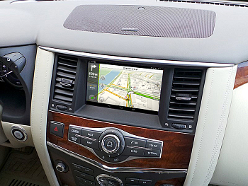 Навигационный блок для Infiniti QX80 2015-2018 (комплектации с сенсорным экраном) на Android 10 - Radiola RDL-Inf-QX