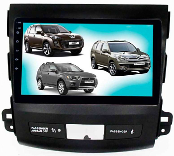 Штатная магнитола для Mitsubishi Outlander, Peugeot 4007 LeTrun 1944-3273 9 дюймов NS 2+16 Gb MTK-L Android 10.x DSP ++ Штатная магнитола для Mitsubishi Outlander, Peugeot 4007 LeTrun 1944-3273 9 дюймов NS 2+16 Gb MTK-L Android 10.x DSP ++