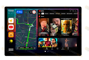 Штатная магнитола Toyota RAV4 2019-2022 левый руль (для авто без круга) на Android 10, DSP, 4G, IPS, Carplay - Cardrox CD-4265-13 (11-13 дюймов)