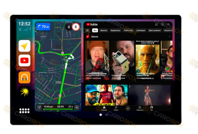 Штатная магнитола Toyota RAV4 2019-2022 левый руль (для авто без круга) на Android 10, DSP, 4G, IPS, Carplay - Cardrox CD-4265-13 (11-13 дюймов)