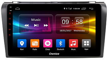 Штатная магнитола Ownice G10 S9503E для Mazda 3 2004-2009 (Android 8.1.0)