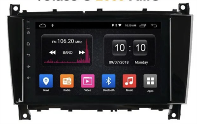 Штатная магнитола для Mercedes SLK 2004-2009, SLK AMG 2009-2010 на Android 10 - Carmedia OL-8945-K1K2D