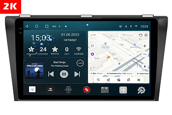 Автомагнитола штатная с 2K экраном Redpower 75013 на Android 10 для Mazda 3 1-поколение (06.2003-03.2009) Автомагнитола штатная с 2K экраном Redpower 75013 на Android 10 для Mazda 3 1-поколение (06.2003-03.2009)