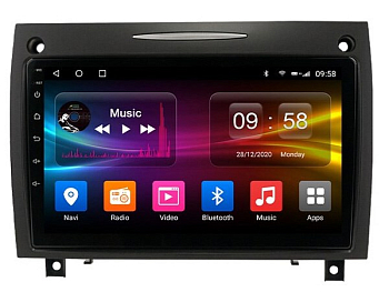 Штатная магнитола для Mercedes SLK 2004-2009, SLK AMG 2009-2010 на Android 10, DSP, HDMI, Интерьерная подсветка - Carmedia OL-9988-D