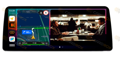 Штатная магнитола Toyota Vitz 1999 - 2005 взамен верхнего бардачка на Android 10, DSP, 4G, IPS, Carplay - Cardrox CD-4844-12 (12 дюймов)