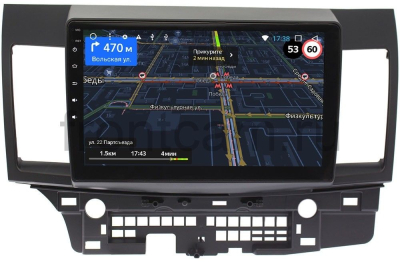 Штатная магнитола для Mitsubishi Lancer X 2007-2018 для авто без Rockford OEM GT10-1021 на Android 10