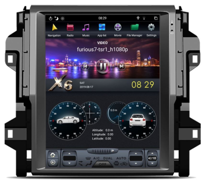 Магнитола Tesla для Toyota Fortuner 2015+ Carmedia ZF-1238 Android 8.1 TESLA