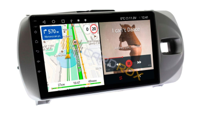 Штатная магнитола Toyota Vitz 2015-2020 серый на Android 11 - Cardrox CD-4475M