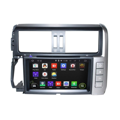 Штатная автомагнитола Android 9.0 Carmedia KD-8015-P30 для Toyota Land Cruiser Prado 150 2009-2013 (серебро)