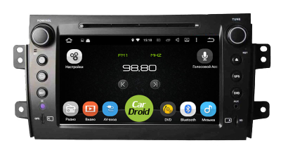 Штатная магнитола Roximo CarDroid RD-3502D для Suzuki SX4, 2006 (Android 8.0) DSP