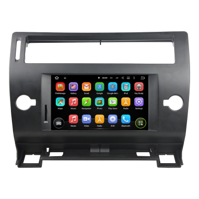 Штатное головное устройство Android 7.1 Newsmy KD-7247-P3-7-b для CITROEN C4 2004-2011, C5 черный