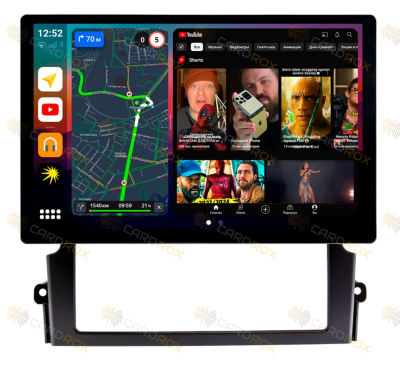 Штатная магнитола Kia Sorento 2006-2009 BL рестайлинг на Android 10, DSP, 4G, IPS, Carplay - Cardrox CD-4520-13 (11-13 дюймов)