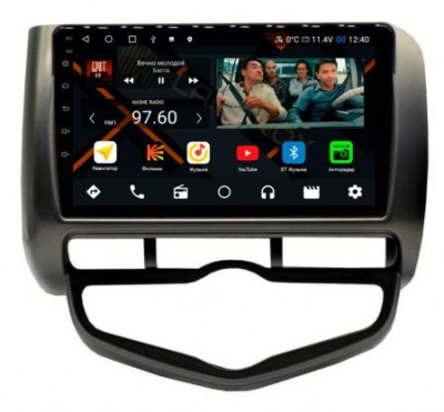 Штатная магнитола Honda Fit 01-07 с климат-контролем (правый руль) на Android 11, DSP, 4G, IPS / QLED 2K, Carplay - Cardrox CD-4279