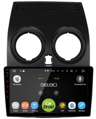 Штатная магнитола CarDroid RD-1209F для Nissan Qashqai, 2006-2013 (Android 10)