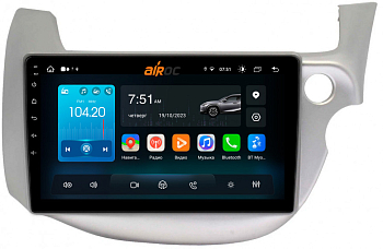 Штатная магнитола Roximo 4G (2K) RX-1902 для Honda Fit 2, 2007-2014 (Android 13)