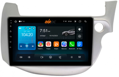 Штатная магнитола Roximo 4G (2K) RX-1902 для Honda Fit 2, 2007-2014 (Android 13)