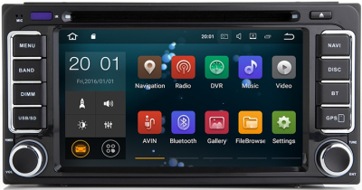 Штатное головное устройство Toyota универсальное на Android 10 Carmedia MKD-T610-P30