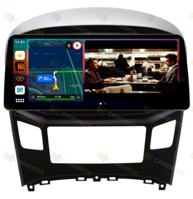 Штатная магнитола Hyundai Starex, H-1 2016-2021 (черный) на Android 10, DSP, 4G, IPS, Carplay - Cardrox CD-4671-12 (12 дюймов)