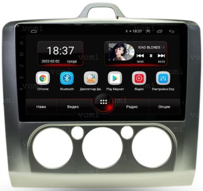 Штатная магнитола VOMI AK302R9-MTK Ford Focus 2 (кондиционер) 2004-2011 на Android 10