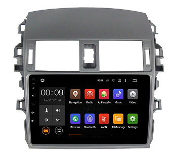 Штатная магнитола Roximo 4G (2K) RX-1104 Toyota Corolla e150 (Android 13)