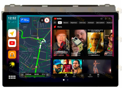 Штатная магнитола Toyota Belta 2005-2012, Yaris Sedan 2006+, Vios 2007+ на Android 10, DSP, 4G, IPS, Carplay - Cardrox CD-4839-13 (11-13 дюймов)