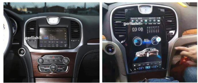 Штатное головное устройство Tesla для Chrysler 300C 2013-2016 на Android 9 Carmedia NH-1301