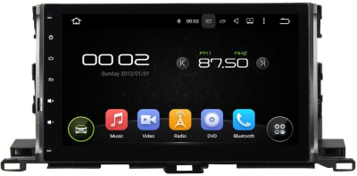 Штатная автомагнитола Android 9.0 Carmedia KD-1036-P5 для Toyota Highlander U50 2014+
