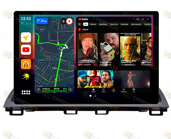 Штатная магнитола Mazda 3, Axela 2014-2019 на Android 10, DSP, 4G, IPS, Carplay - Cardrox CD-4476-13 (11-13 дюймов)