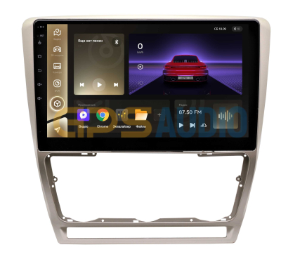 Штатная магнитола Teyes CC3 4+64Гб для Skoda Octavia A5 2004-2013 (серая) на Android 10 (4/64Гб)