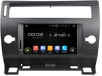 Штатное головное устройство Android 7.1 Newsmy KD-7247-P3-7-b для CITROEN C4 2004-2011, C5 черный Штатное головное устройство Android 7.1 Newsmy KD-7247-P3-7-b для CITROEN C4 2004-2011, C5 черный