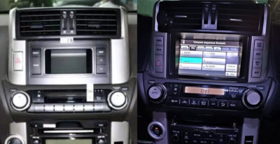 Магнитола для Toyota Land Cruiser Prado 150 2009-2013 (Low) на Android 10 - Carmedia KP-T1208